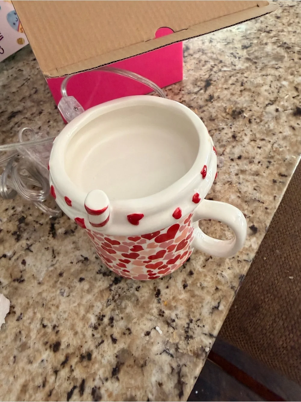 Pink Zebra Cup of Love Simmer Pot - Bright Pink Packaging